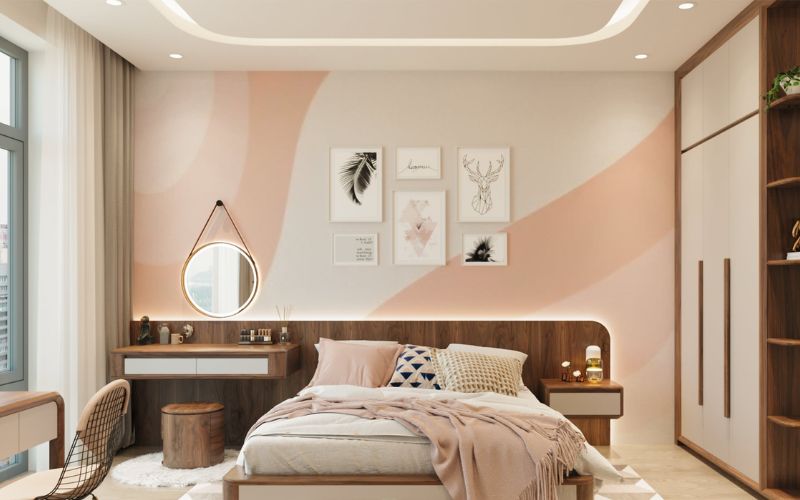 Mẫu phòng ngủ cho bé gái dịu dàng Mẫu phòng ngủ cho bé gái dịu dàng