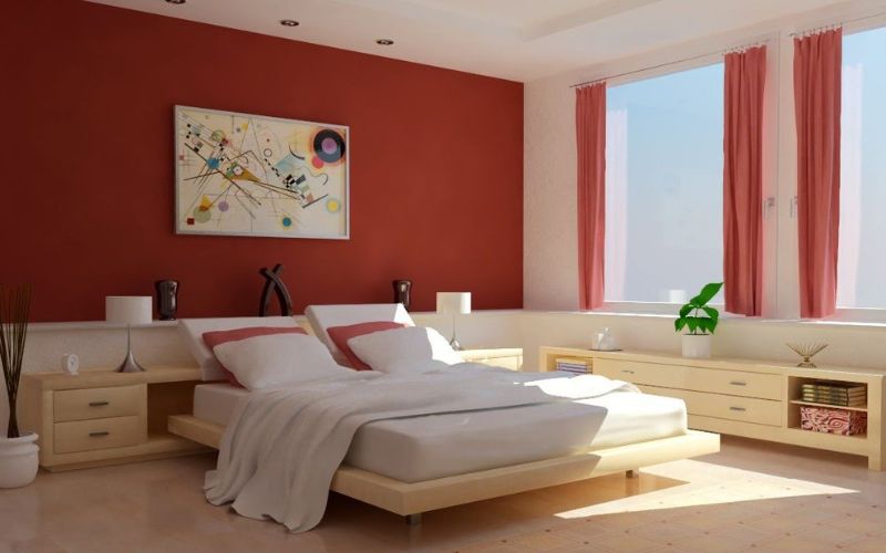 Sơn nhà màu đỏ hợp với gia chủ mệnh Hỏa Sơn nhà màu đỏ hợp với gia chủ mệnh Hỏa