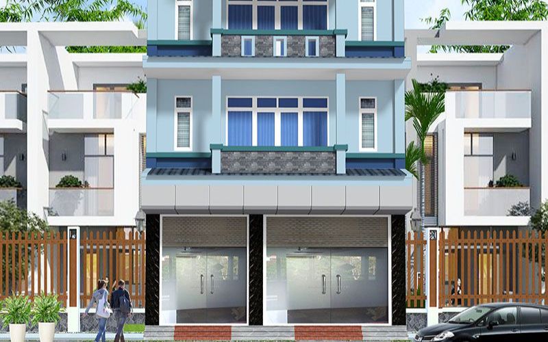 Sơn ngoại thất màu xanh hợp với người mệnh Thủy Sơn ngoại thất màu xanh hợp với người mệnh Thủy