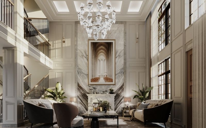 Một số mẫu trần thạch cao phòng khách đẹp, hot nhất hiện nay Một số mẫu trần thạch cao phòng khách đẹp, hot nhất hiện nay