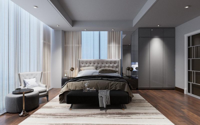 Mẫu phòng ngủ dành cho gia chủ mệnh Kim Mẫu phòng ngủ dành cho gia chủ mệnh Kim