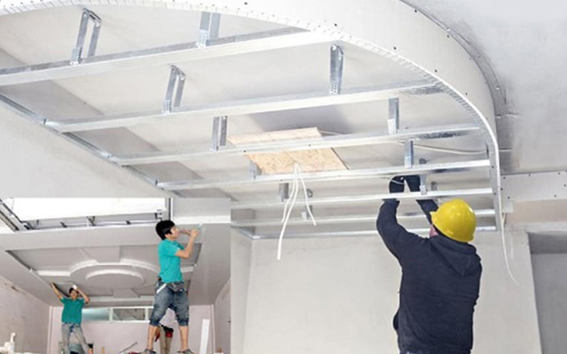 giá thi công trần thạch cao