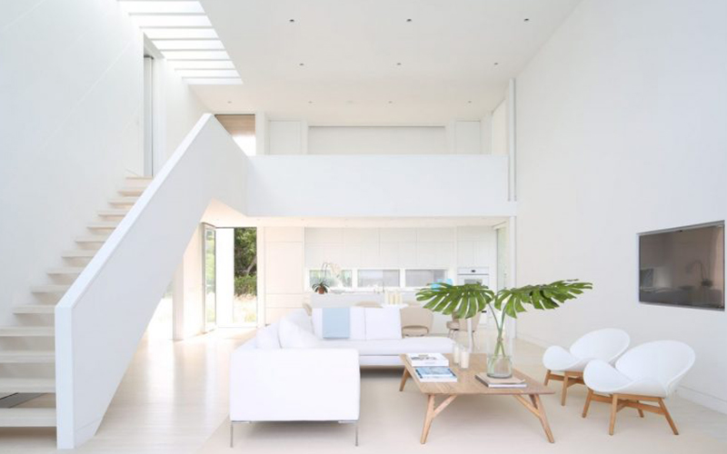 sơn nhà màu trắng kem sữa