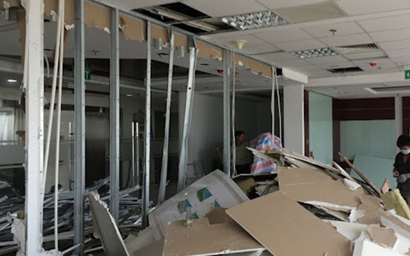Báo giá tháo dỡ trần thạch cao tại Hồ Gia