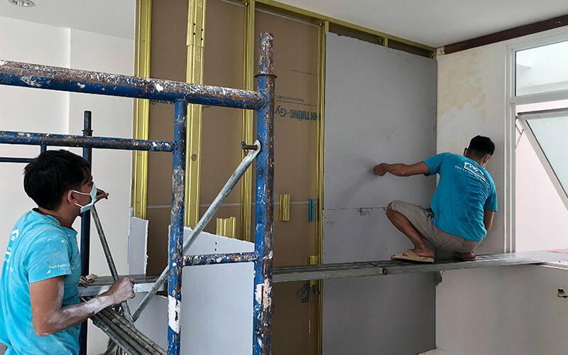 Thợ làm trần vách thạch cao tại TP.HCM