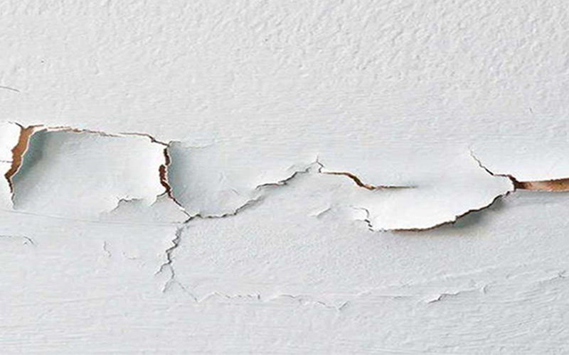 Trần thạch cao bị bong tróc sau thời gian sử dụng
