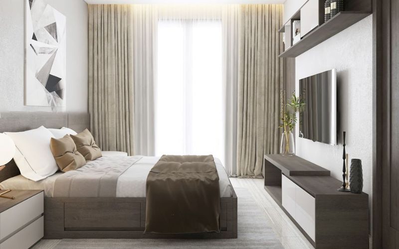 Mẫu phòng ngủ nhà 30m2 hiện đại