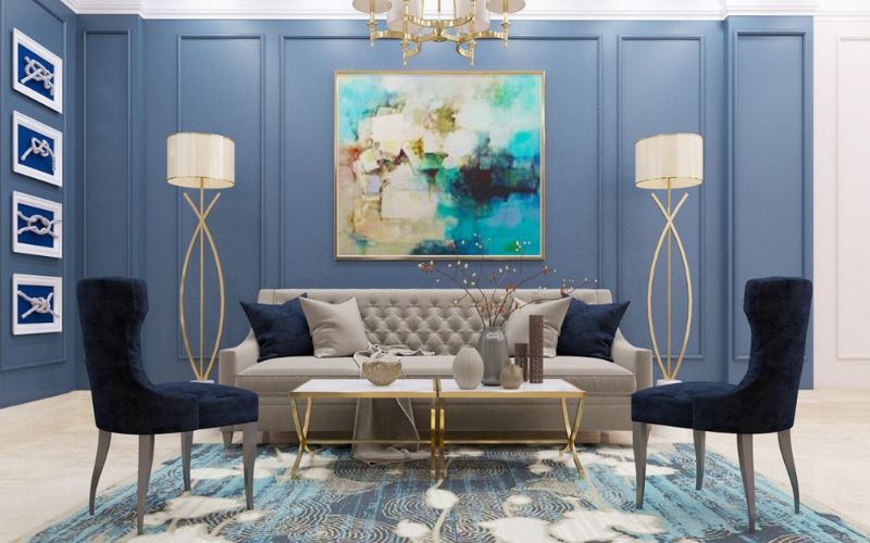 Đơn vị thi công sơn nhà màu xanh nước biển đẹp Đơn vị thi công sơn nhà màu xanh nước biển đẹp