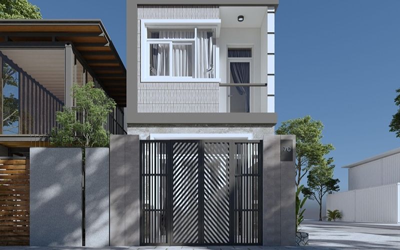 Chọn tối đa 4 màu sơn cho nhà ống để tạo sự hài hòa, đẹp mắt