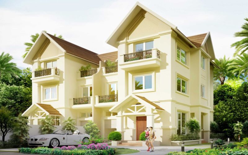 Sơn ngoại thất màu vàng kem nhạt tôn lên vẻ đẹp thời thượng của biệt thự Sơn ngoại thất màu vàng kem nhạt tôn lên vẻ đẹp thời thượng của biệt thự