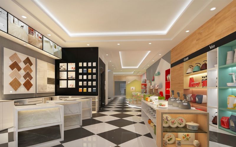 Cải tạo showroom đẹp mắt sẽ tạo ấn tượng tốt với khách hàng