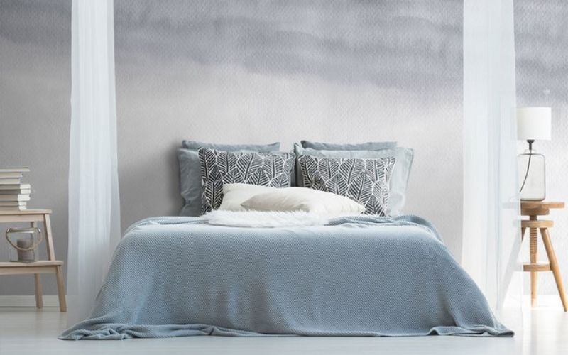 sơn nhà màu xám khói