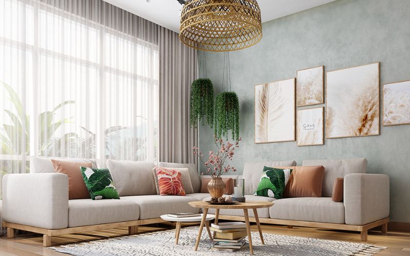 Thêm tranh ảnh và đồ trang trí giúp phòng khách thu hút hơn