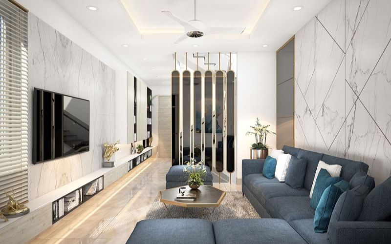 mẫu trần thạch cao phòng khách 30m2