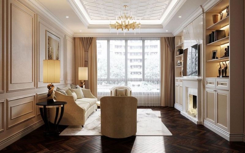 Tìm hiểu trần thạch cao Tân Cổ Điển là gì?