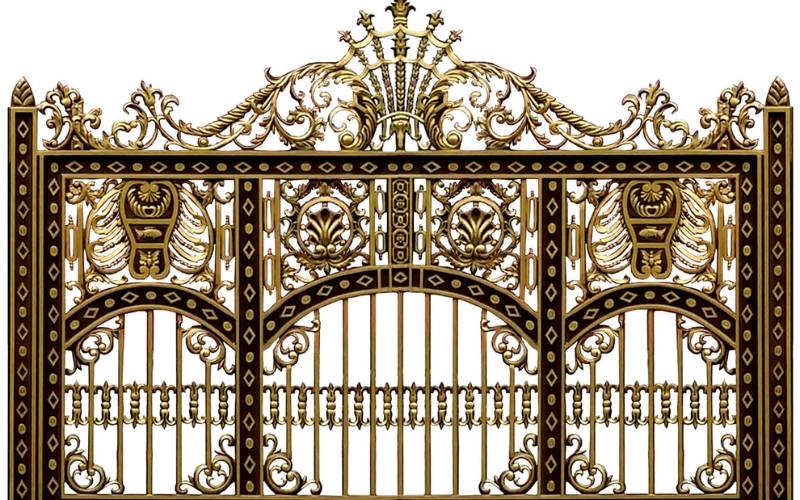Mẫu hàng rào sắt cổ điển cầu kỳ