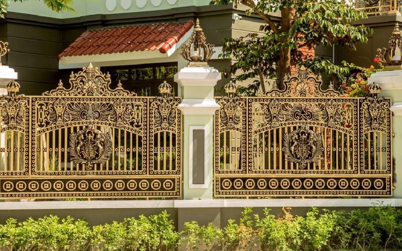 Hàng rào sắt CNC mỹ thuật với độ chính xác cao