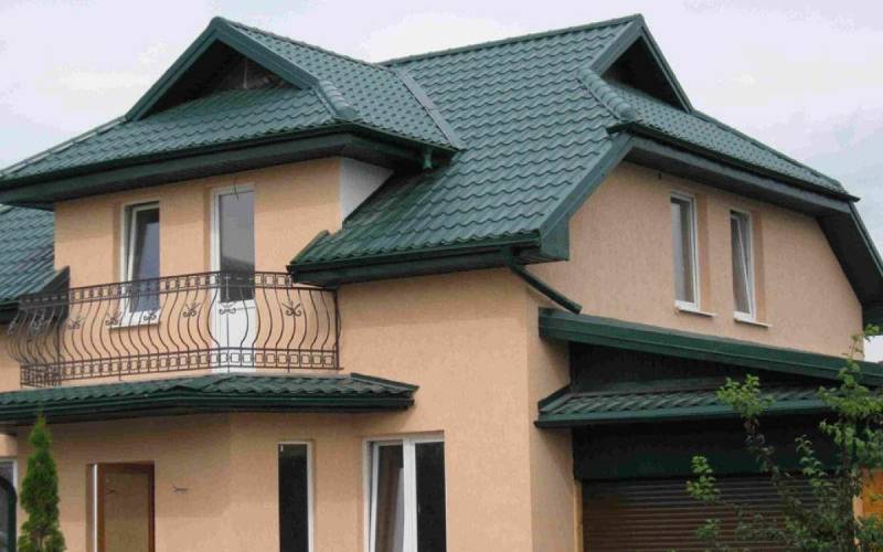 Tôn sóng ngói cho dạng nhà biệt thự