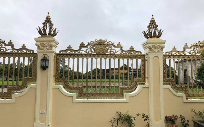 giá thi công hàng rào sắt