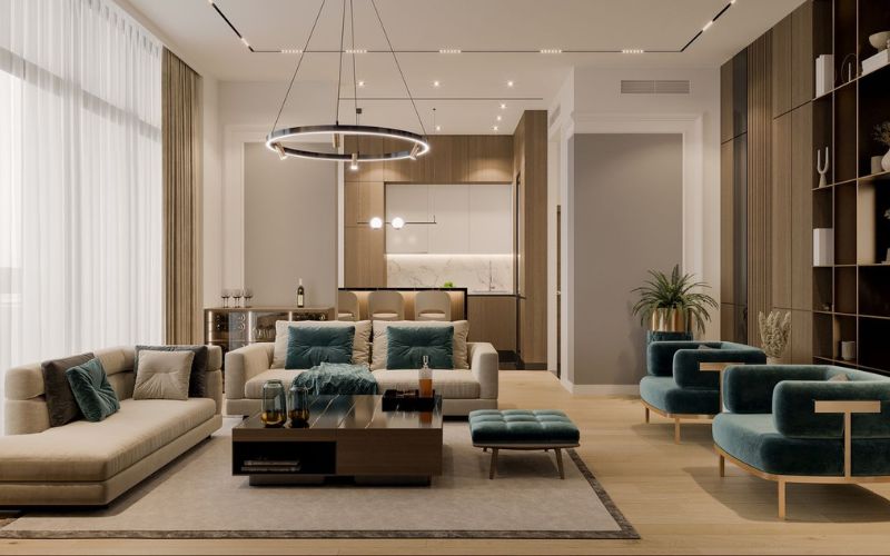 Sự khác nhau giữa trần chìm và trần nổi