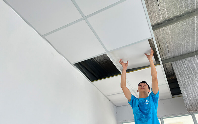 Hồ Gia - Công ty làm tấm trần thả thạch cao giá rẻ