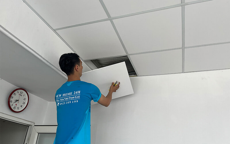 Báo giá thi công trần thạch cao thả tại Hồ Gia