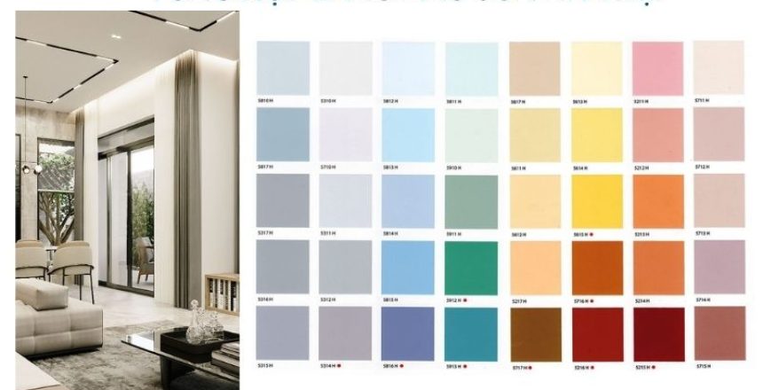 Bảng Màu Sơn Nhà Đẹp Mới Nhất 2025